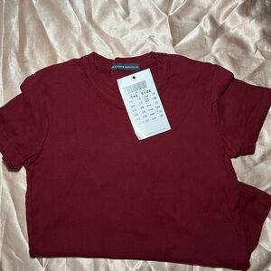 Brandy Melville Burgundy Tee